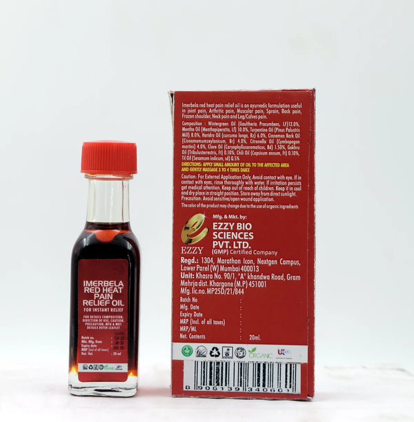 Red Heat Pain Relief Oil Pack of 2
