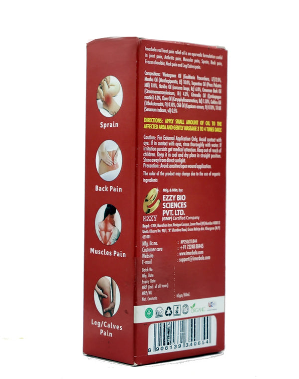 Red Heat Pain Relief Oil Pack of 2