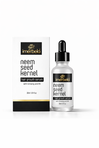 Imerbela Neem Seed Kernel Hair Growth Serum with Ginseng & B5 –  30ml Pack