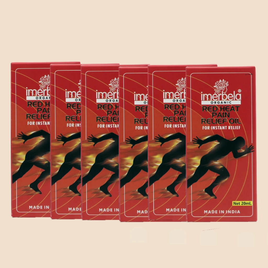 Red Heat Pain Relief Oil Pack of 2