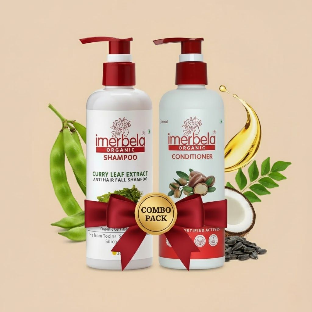 Curry leave shampoo + Argania Hair Conditioner