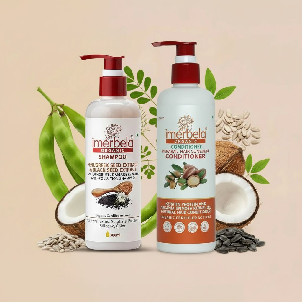 Fenugreek Shampoo + Argania Hair Conditioner