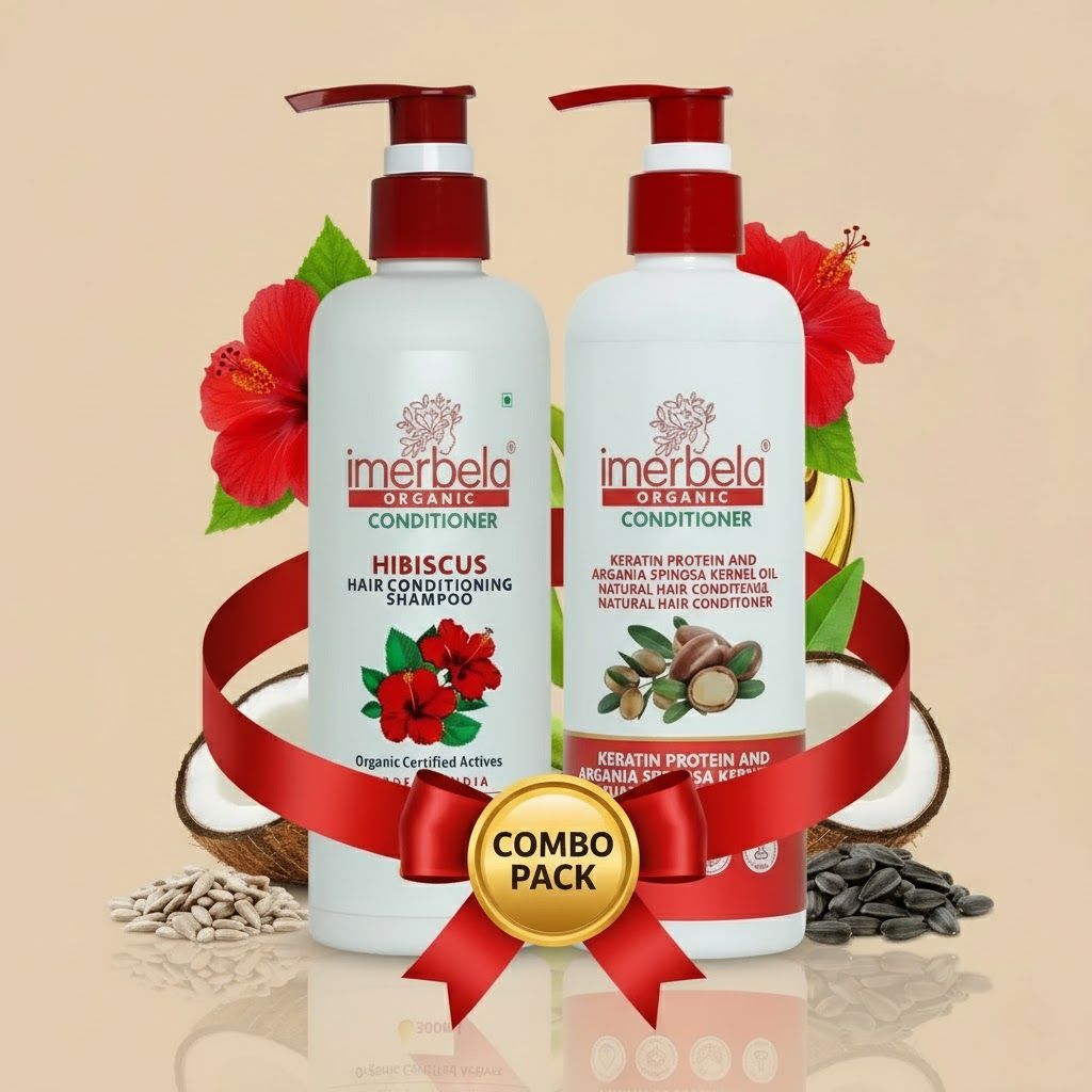 Hibiscus Shampoo + Argania Hair Conditioner