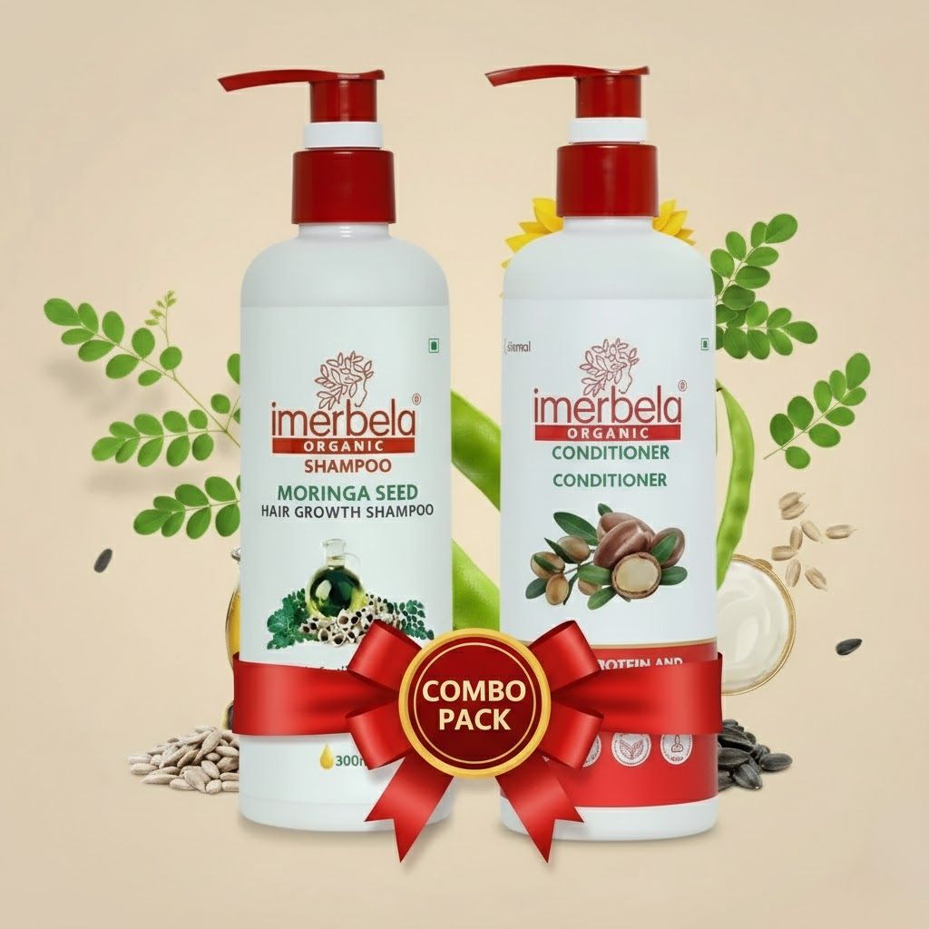 Moringa Shampoo + Argania Hair Conditioner