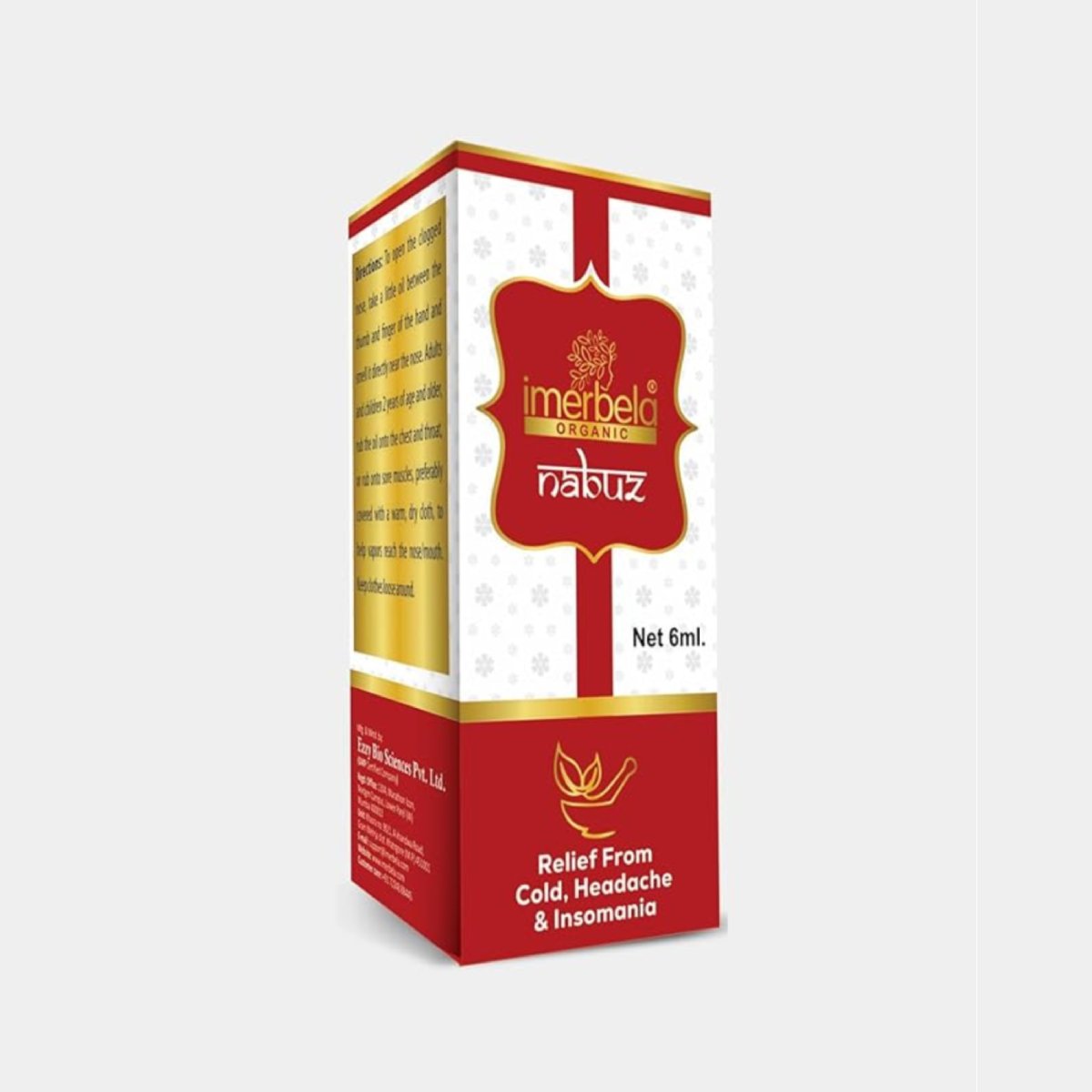Imerbela Organice Nabuz, Relief From Cold, Headache & Insomania
