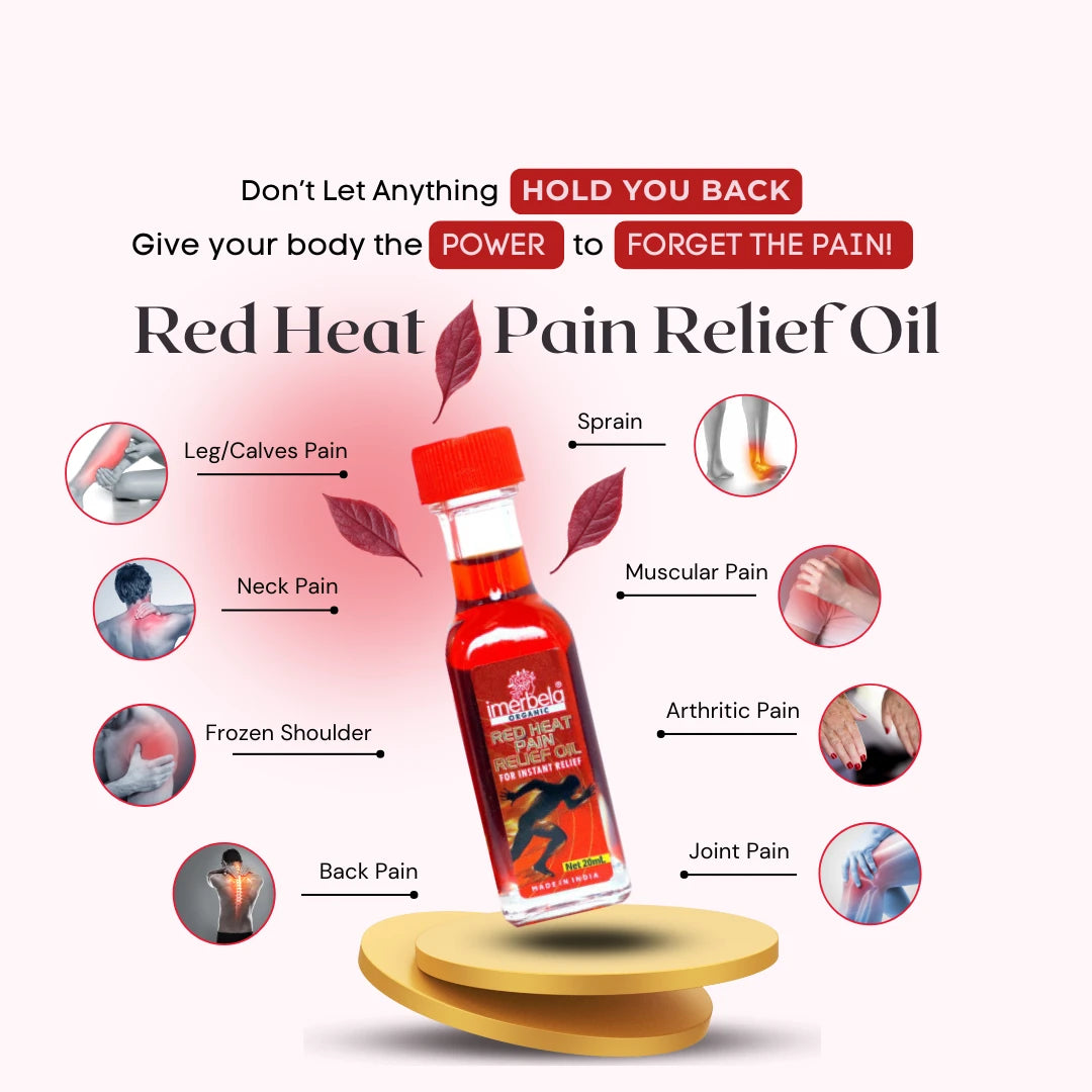 Red heat pain oil